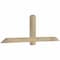 Ekena Millwork Eugene Rough Sawn Timber Gable Bracket, Douglas Fir, 72"W x 24"H x 4"D x 4"F, 8/12 Pitch GBW072X24X0404EUG00RDF - alternate 2